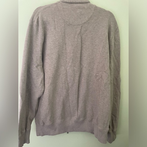 Mens Club Monaco Tan/Oatmeal Colout Full Zip Sweater Size XL - Picture 9 of 9